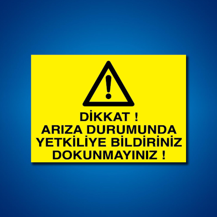 Bakım Arıza Ayar Ve Yağlama Etiketleri