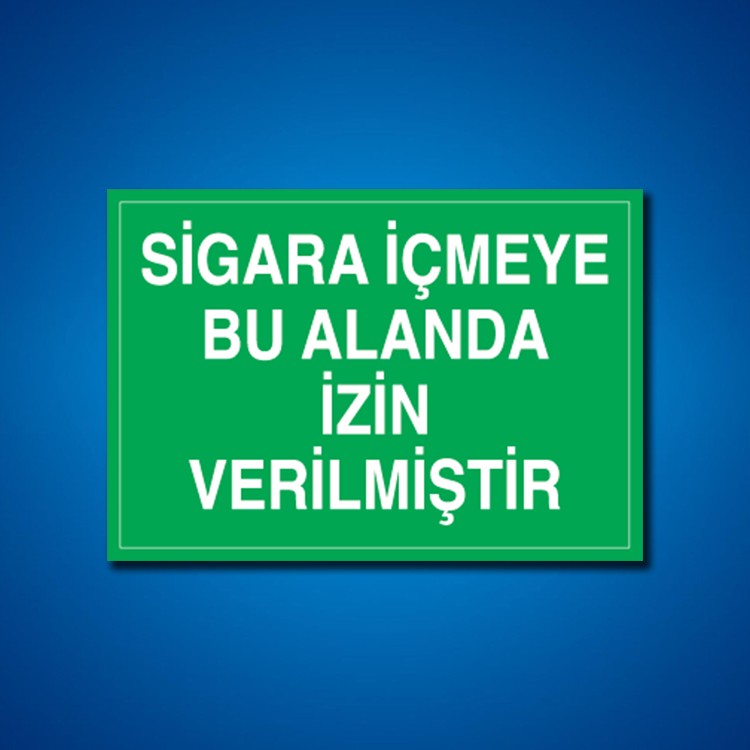 Sigara İş Güvenliği Etiketleri