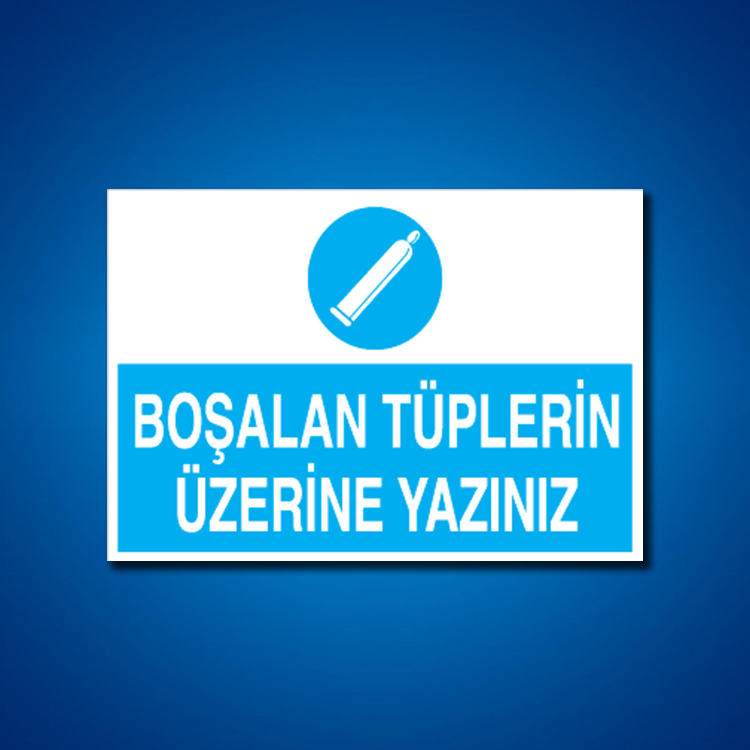 Tüpler İş Güvenliği Etiketi