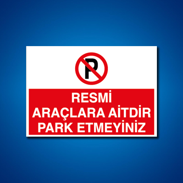 Park İş Güvenliği Etiketleri
