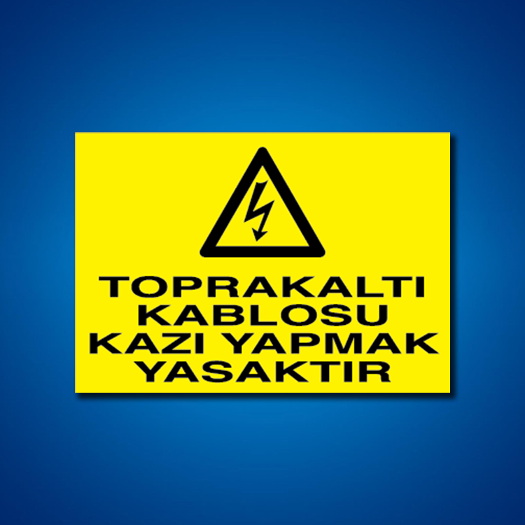 Kablo İş Güvenliği Etiketleri