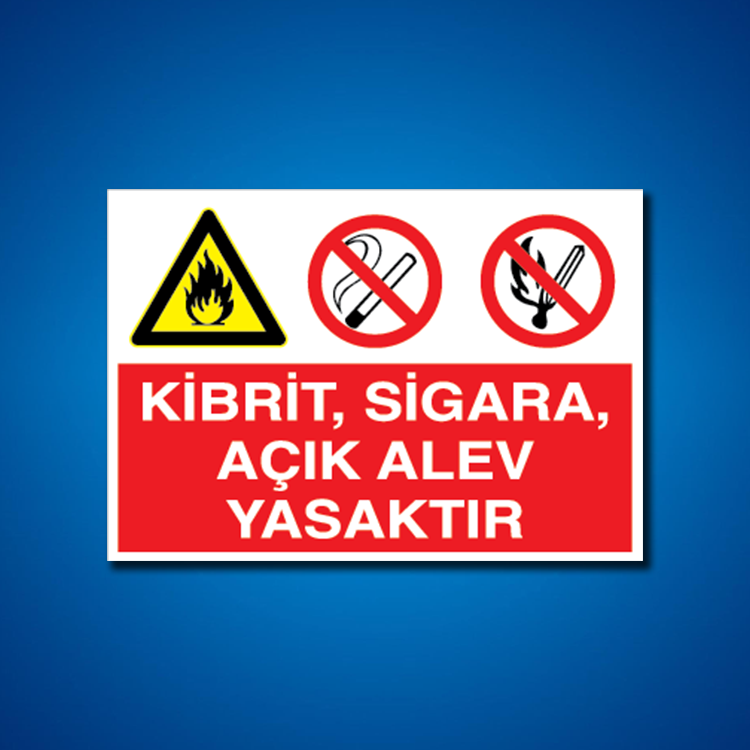 Ateş Ve Alev Uyarı İşaretleri