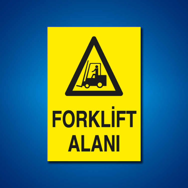 Forklift İş Güvenliği Etiketleri
