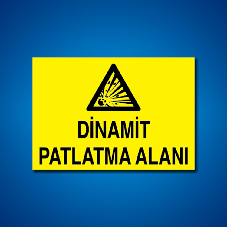 Patlayıcı Maddeler İş Güvenliği Etiketleri