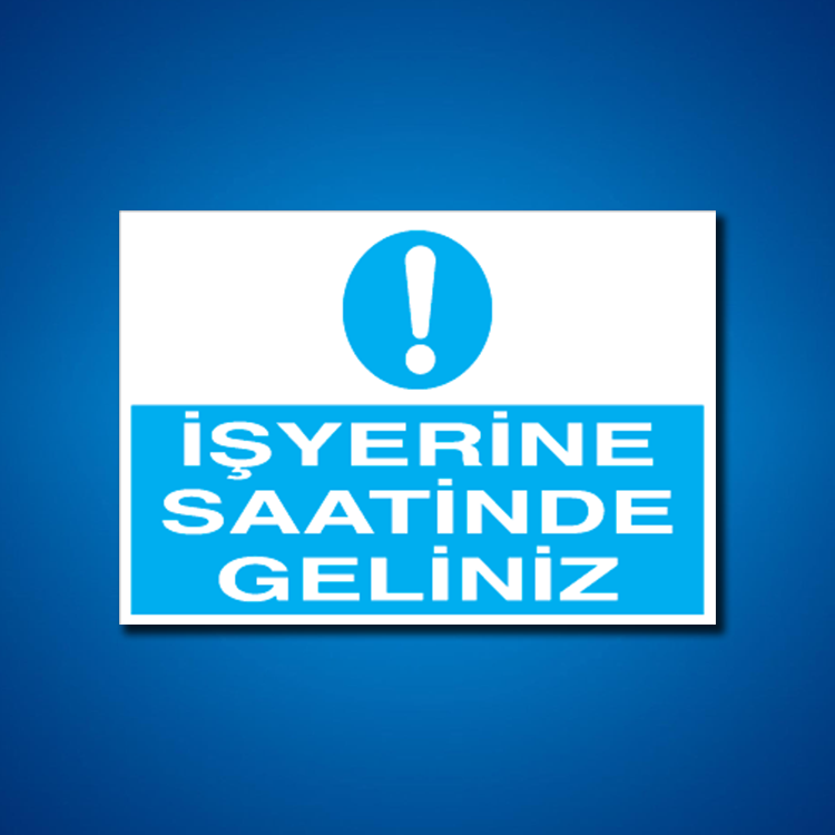 İşyeri Fabrika İş Güvenliği Etiketleri