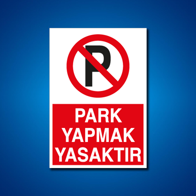 Park İş Güvenliği Etiketleri