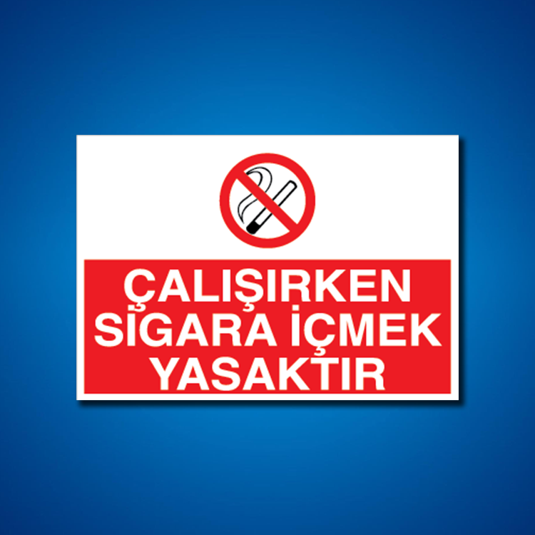 Sigara İş Güvenliği Etiketleri