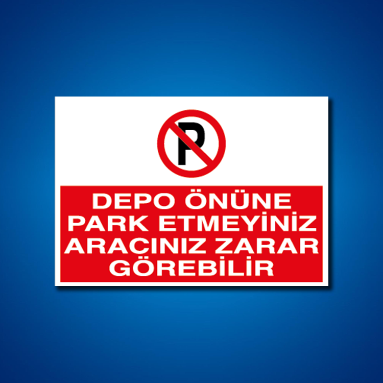 Park İş Güvenliği Etiketleri