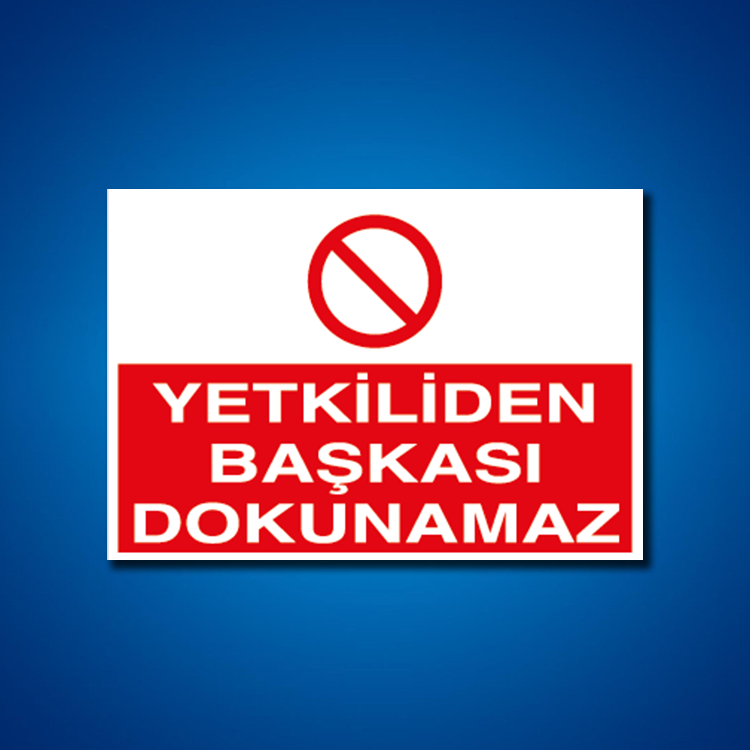 Makine İş Güvenliği Etiketleri