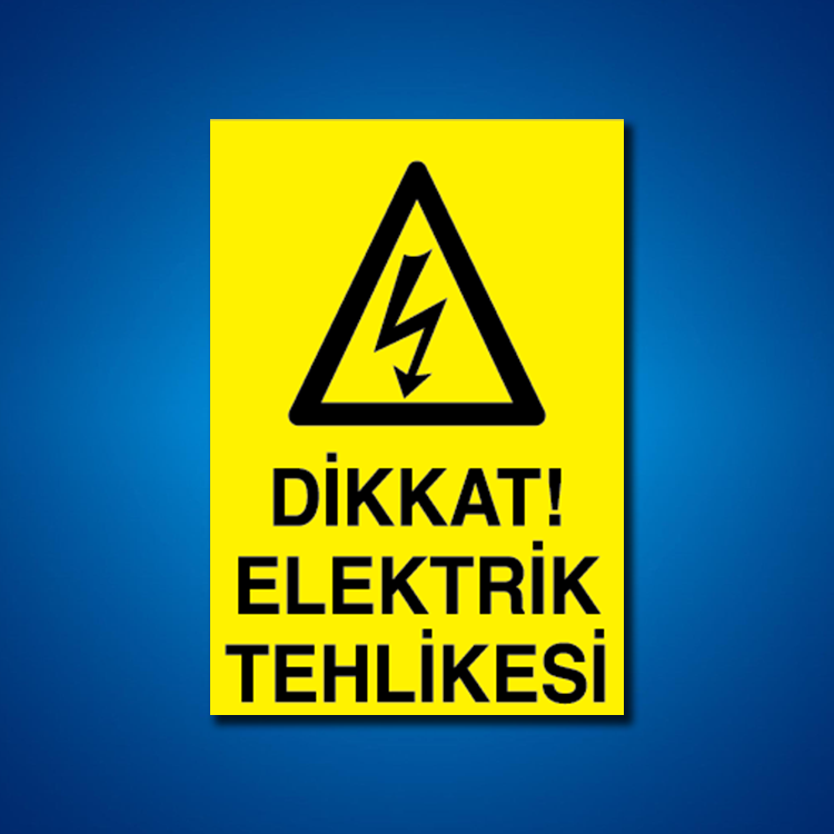 Elektrik İş Güvenliği Etiketleri