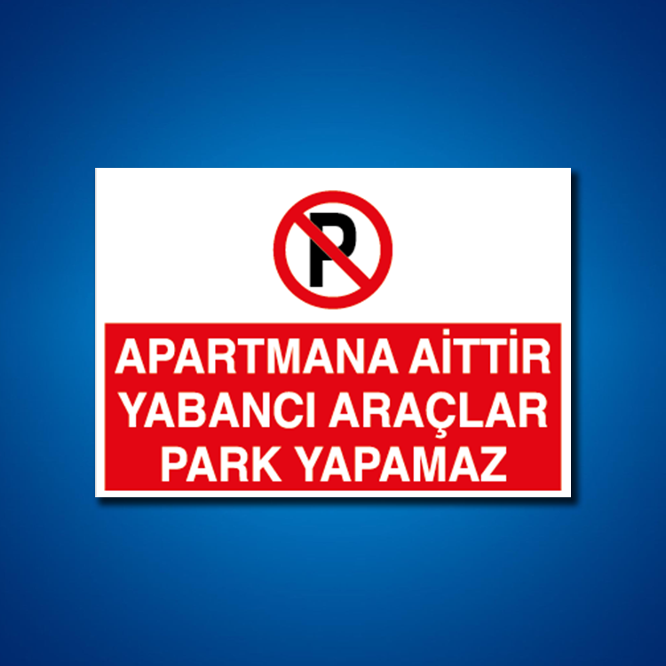 Park İş Güvenliği Etiketleri