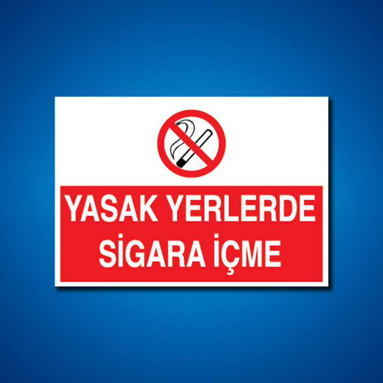 Sigara İş Güvenliği Etiketleri