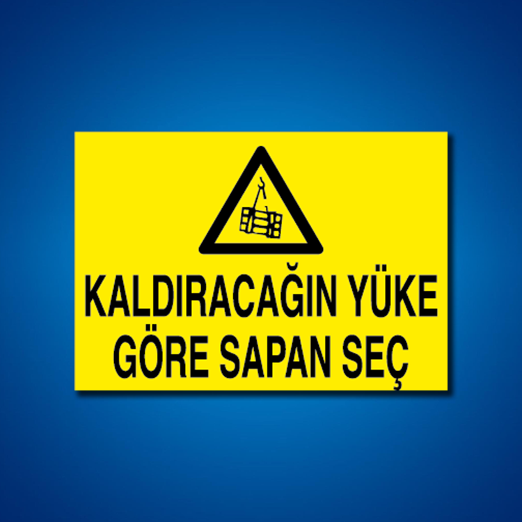 Vinç İş Güvenliği Etiketleri