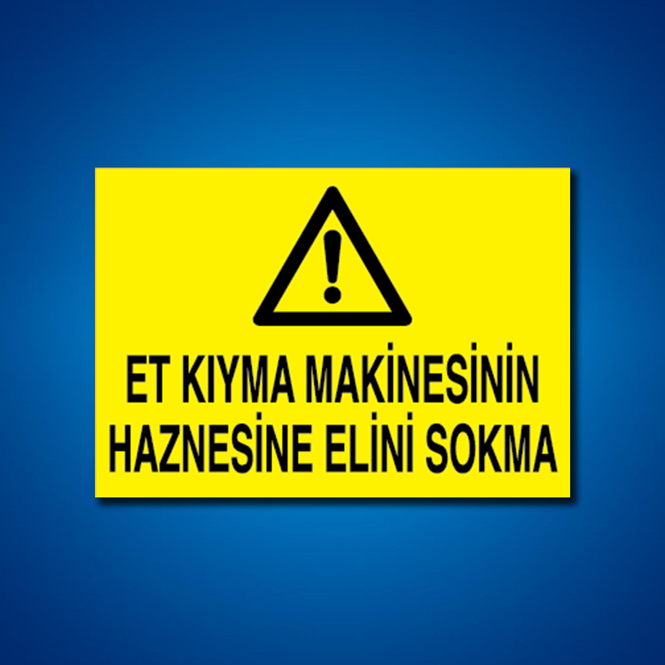 Diğer Makinalar İş Güvenliği Etiketleri