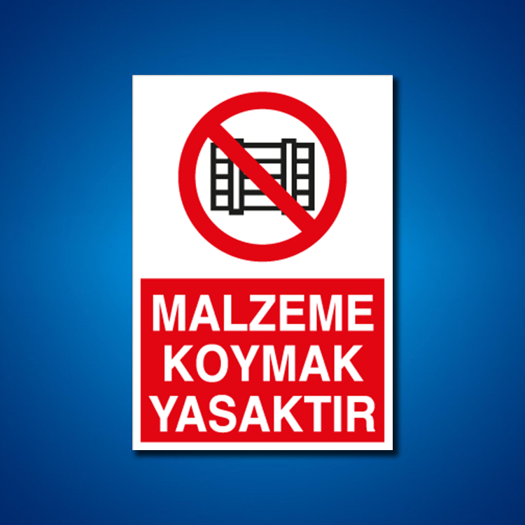 İstif-Raf-Depo İş Güvenliği Etiketleri