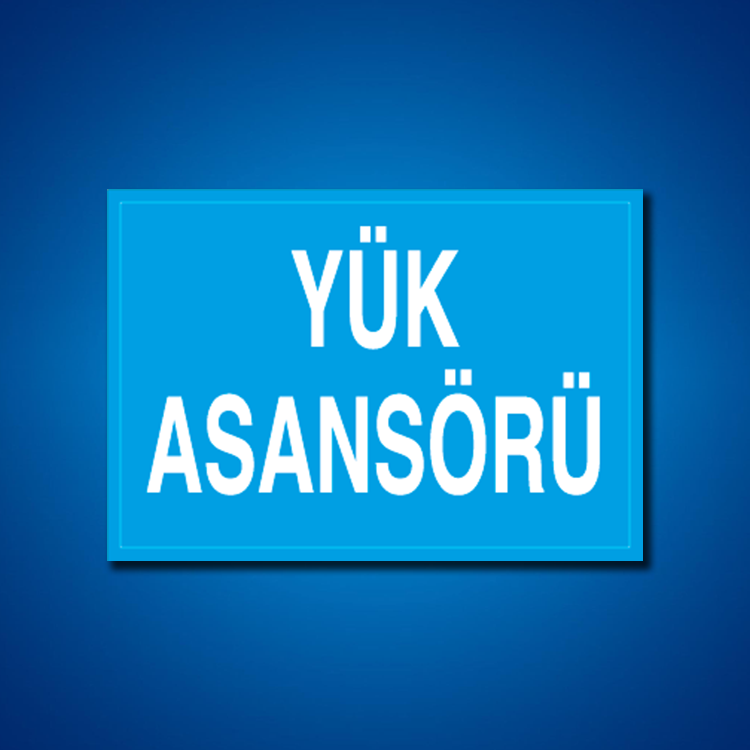 Asansör İş Güvenliği Etiketleri