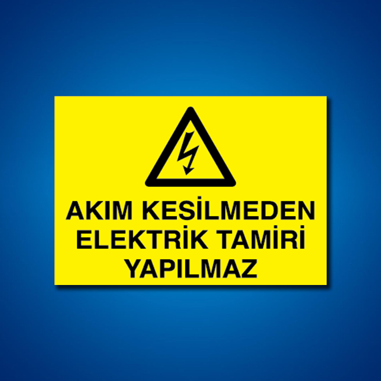 Elektrik İş Güvenliği Etiketleri