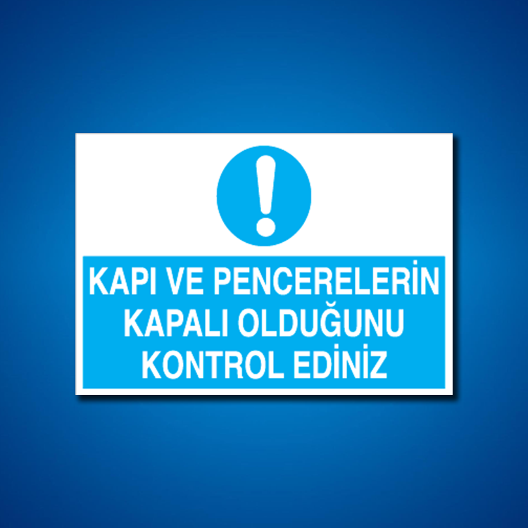 Çeşitli Levhalar İş Güvenliği Etiketleri