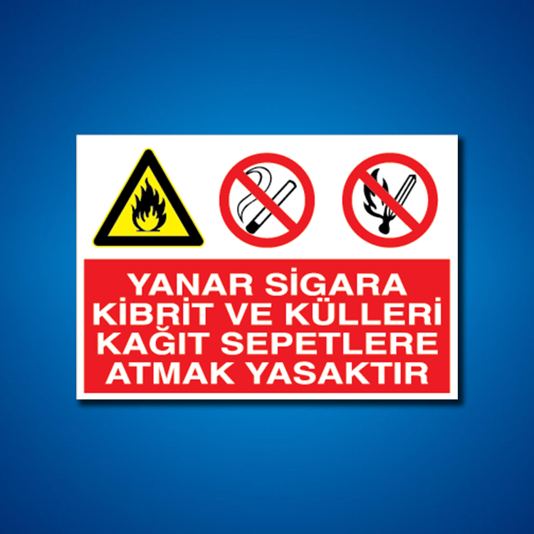 Ateş Ve Alev Uyarı İşaretleri