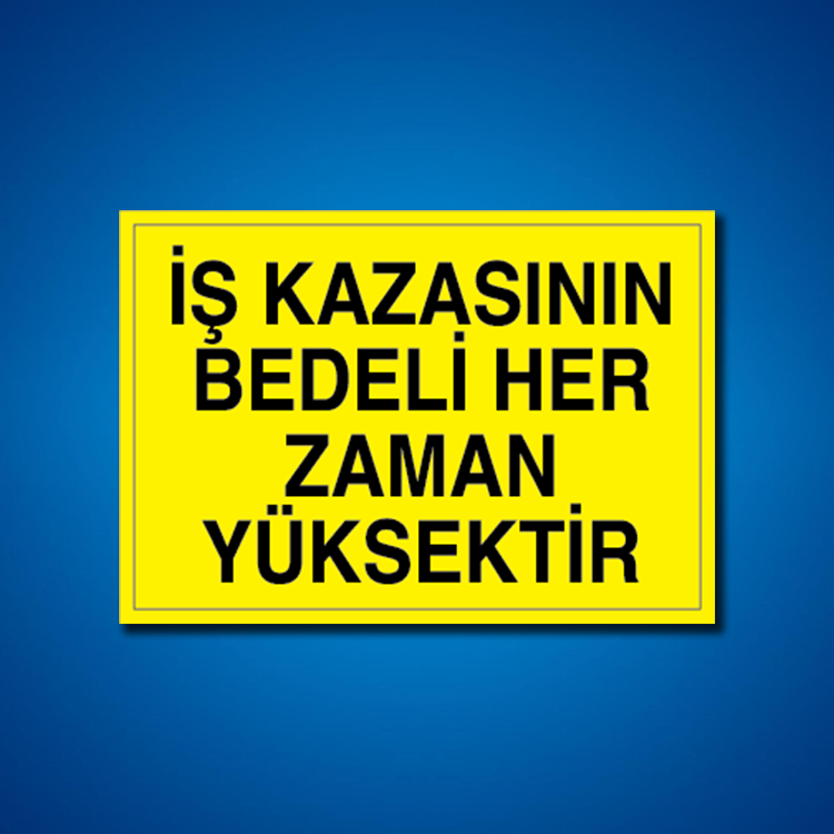 İş Kazası İş Güvenliği Etiketleri