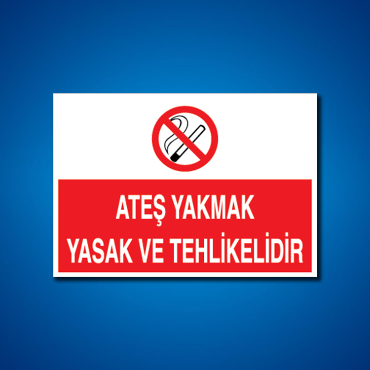 Ateş Ve Alev Uyarı İşaretleri