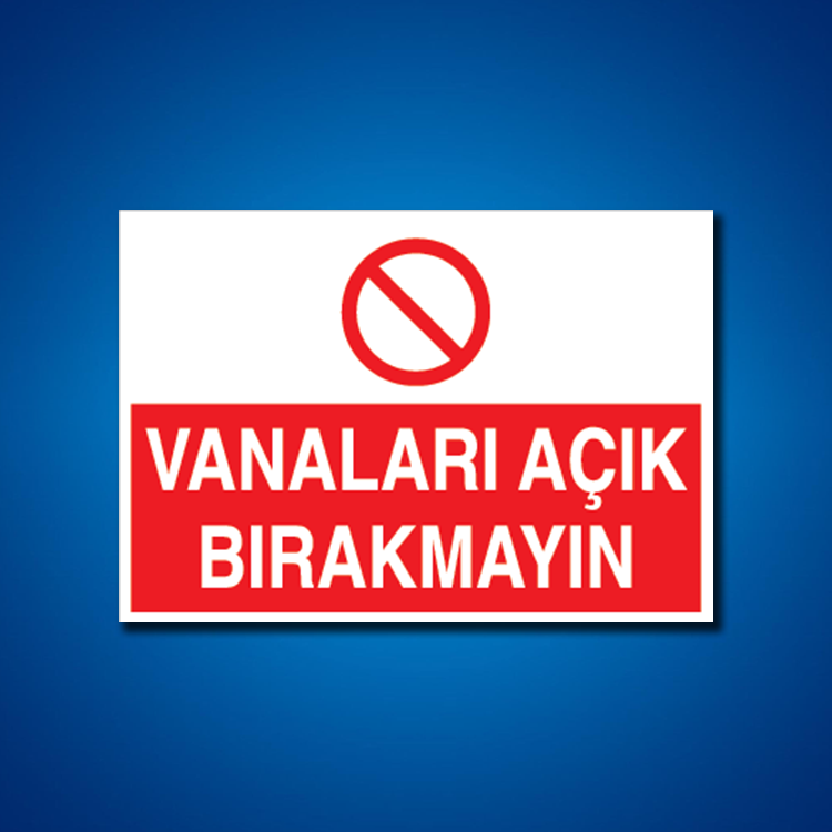 Vana İş Güvenliği Etiketleri