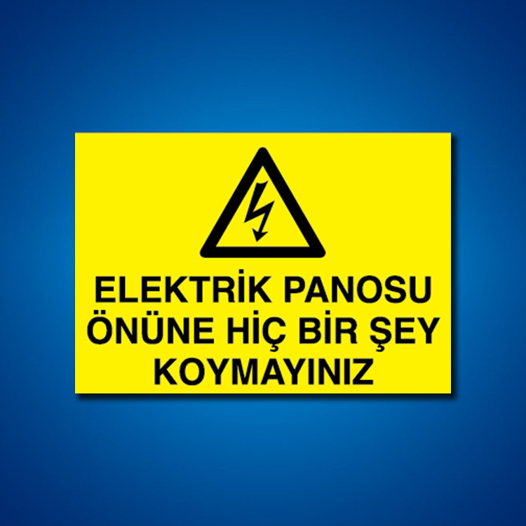 Pano İş Güvenliği Etiketleri