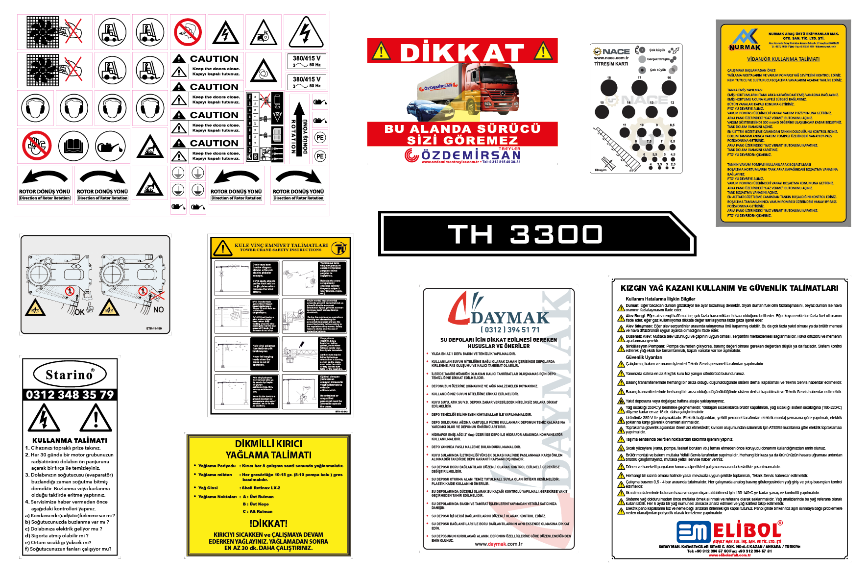 Şase Ve Teknik Veri Etiketleri