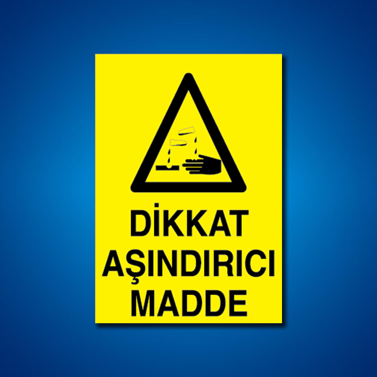 Tehlileli Madde-Ortam İş Güvenliği Etiketleri