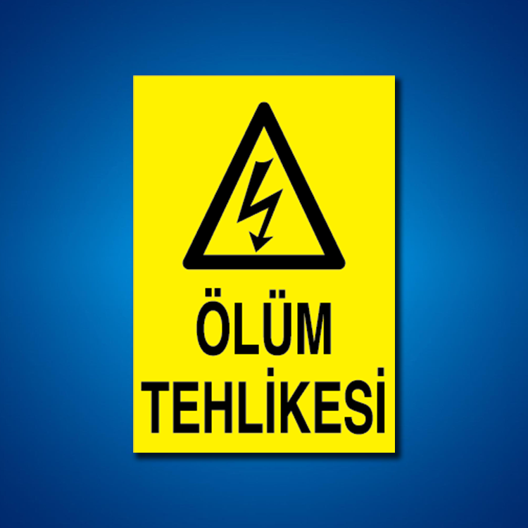 Elektrik İş Güvenliği Etiketleri