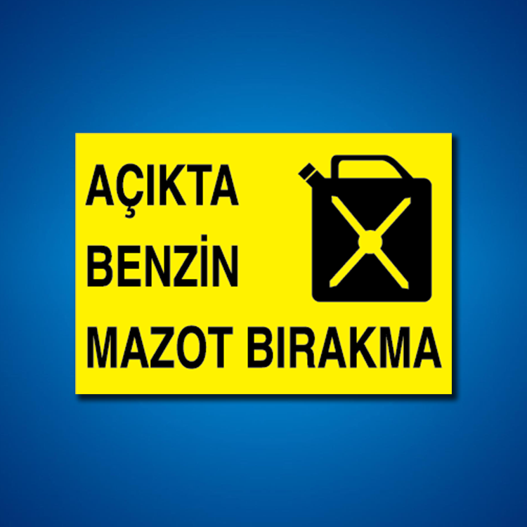 Yanıcı-parlayıcı İş Güveniği Etiketleri