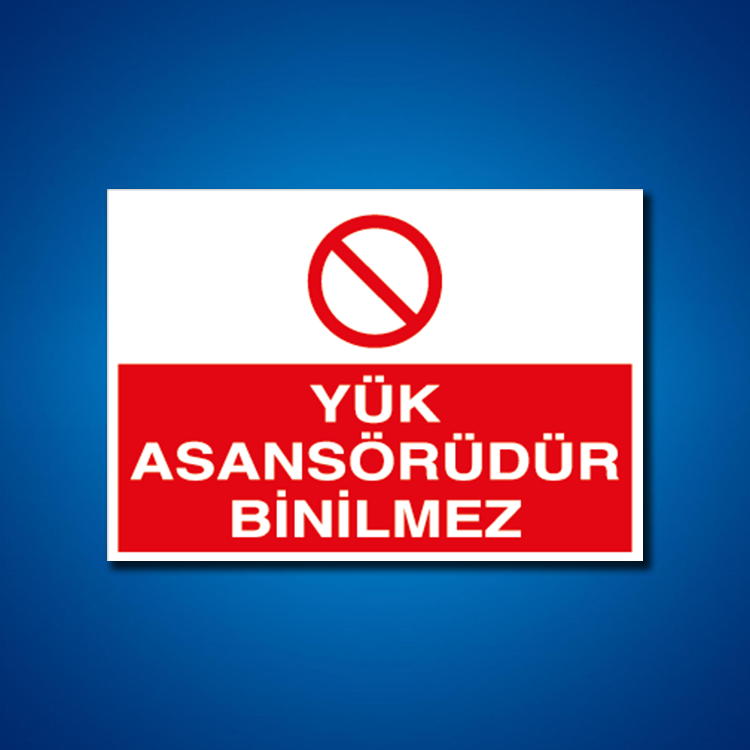 Asansör İş Güvenliği Etiketleri