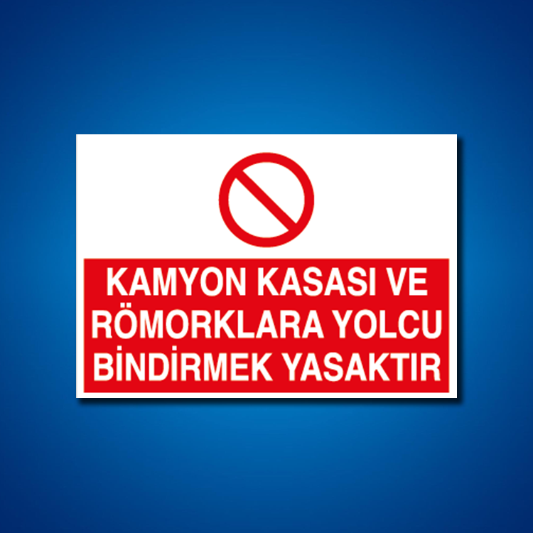 Şoför Araç Kantar Yaya İş Güvenliği Etiketleri