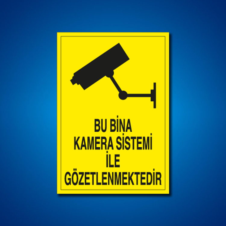 Cep Telefonu Ve Kamera İş Güvenliği Etiketi