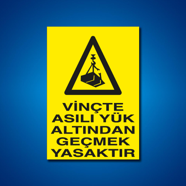 Vinç İş Güvenliği Etiketleri