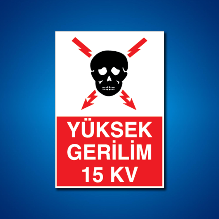 Elektrik İş Güvenliği Etiketleri
