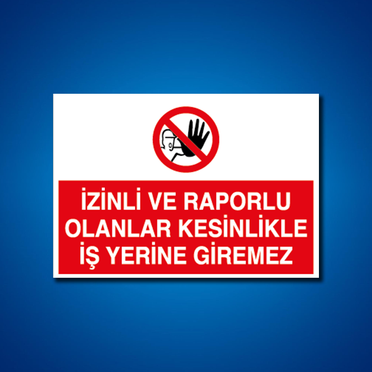 Giriş-Çıkış İş Güvenliği Etiketleri