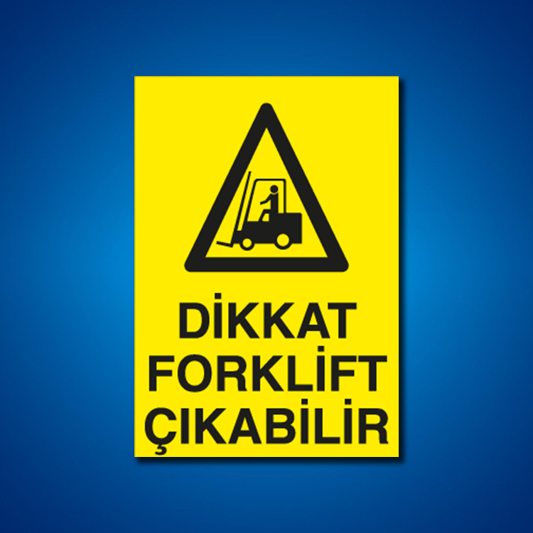 Forklift İş Güvenliği Etiketleri