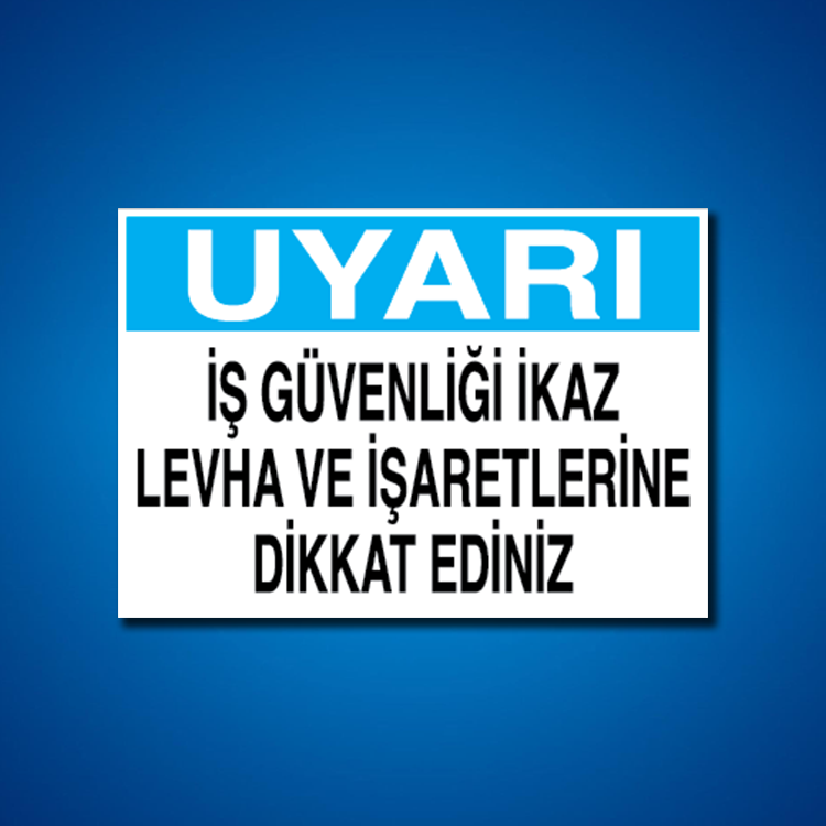 İş Güvenliği Etiketleri