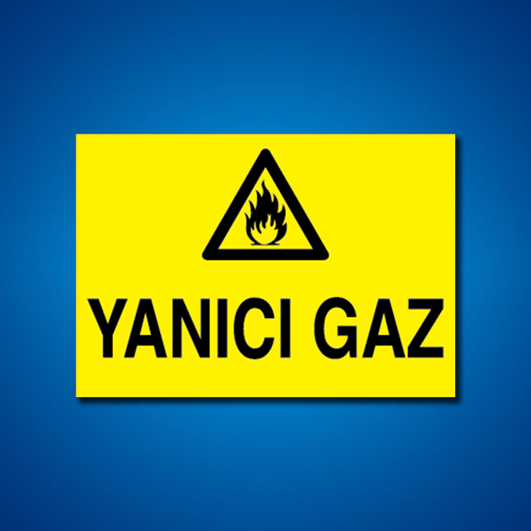 Doğal Gaz İş Güvenliği Etiketleri