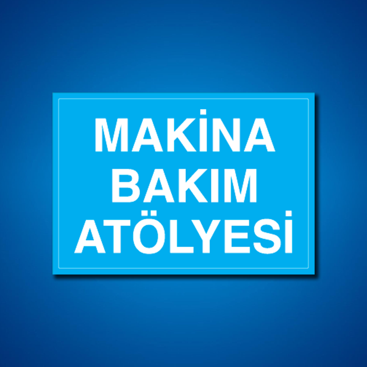 Atölye İş Güvenliği Etiketleri