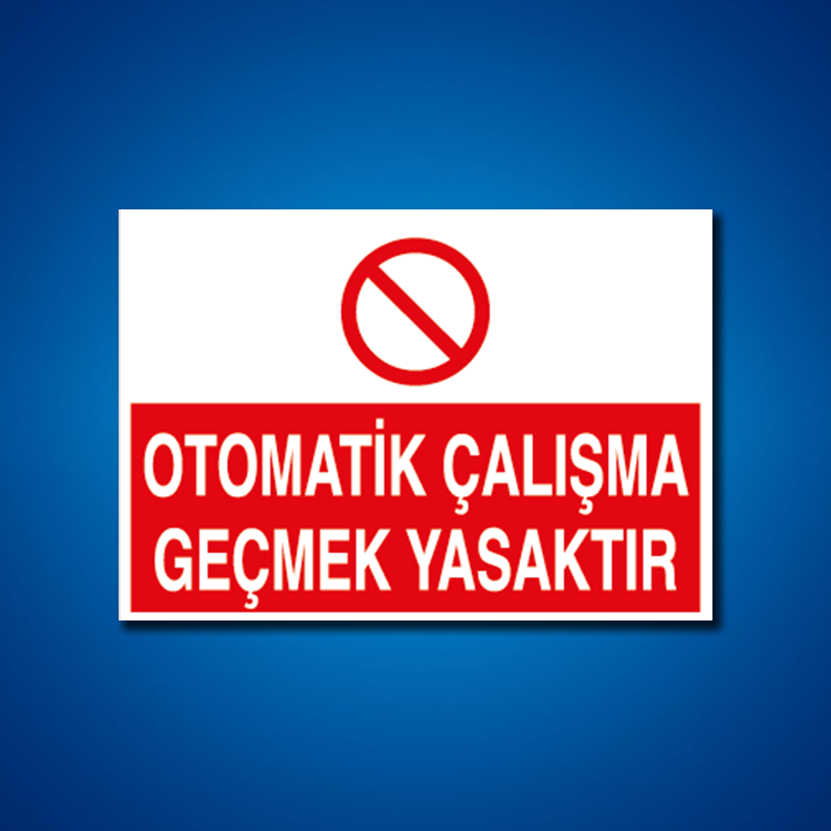 Makine İş Güvenliği Etiketleri