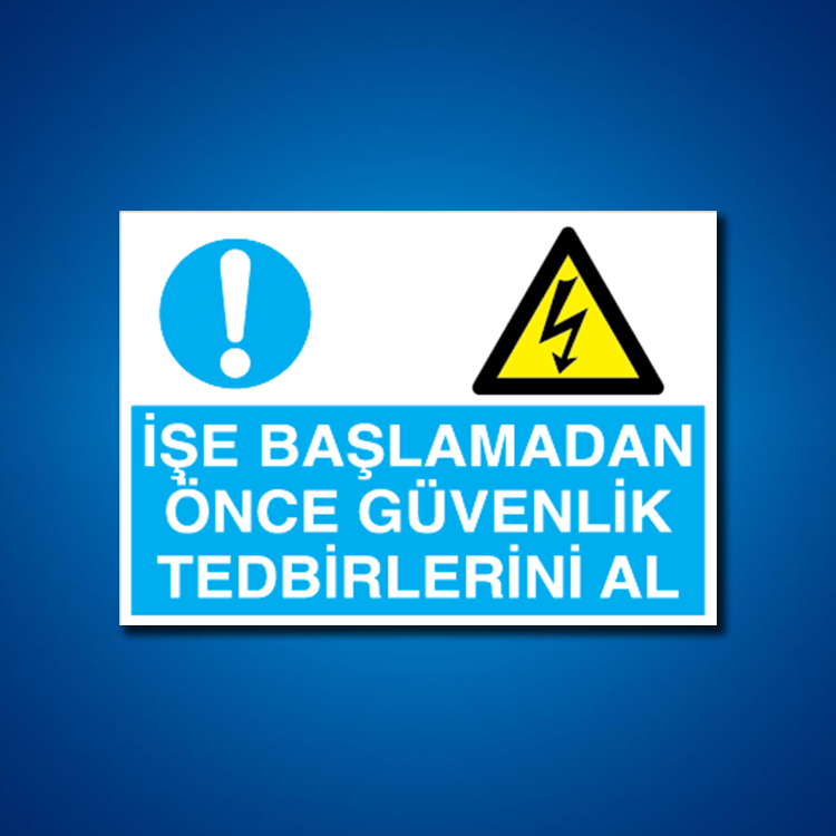 Elektrik İş Güvenliği Etiketleri