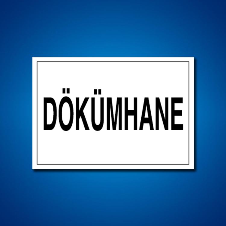 Ocak-Haddehane-Döküm İş Güvenliği Etiketleri