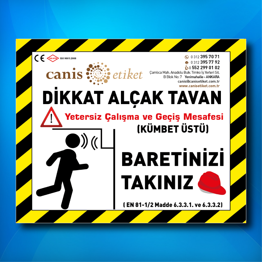 Asansör Risk Analizi Etiketi