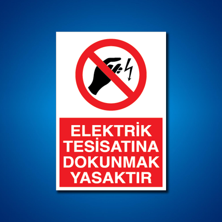 Elektrik İş Güvenliği Etiketleri