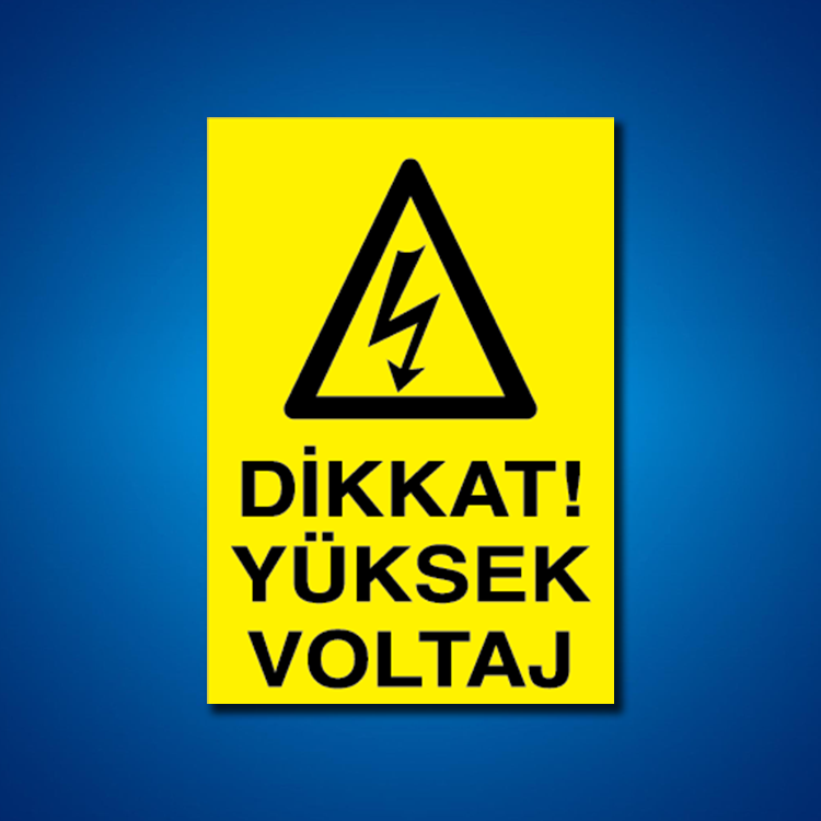 Elektrik İş Güvenliği Etiketleri
