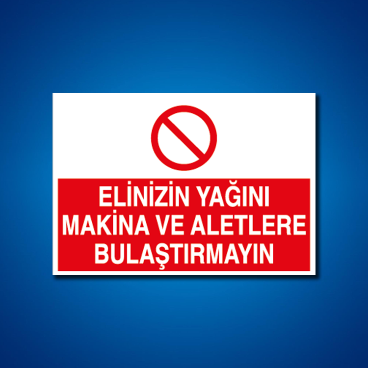 Makine İş Güvenliği Etiketleri