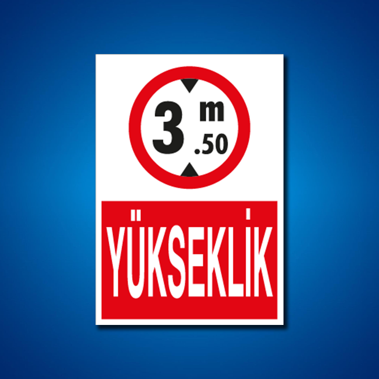 Şoför Araç Kantar Yaya İş Güvenliği Etiketleri