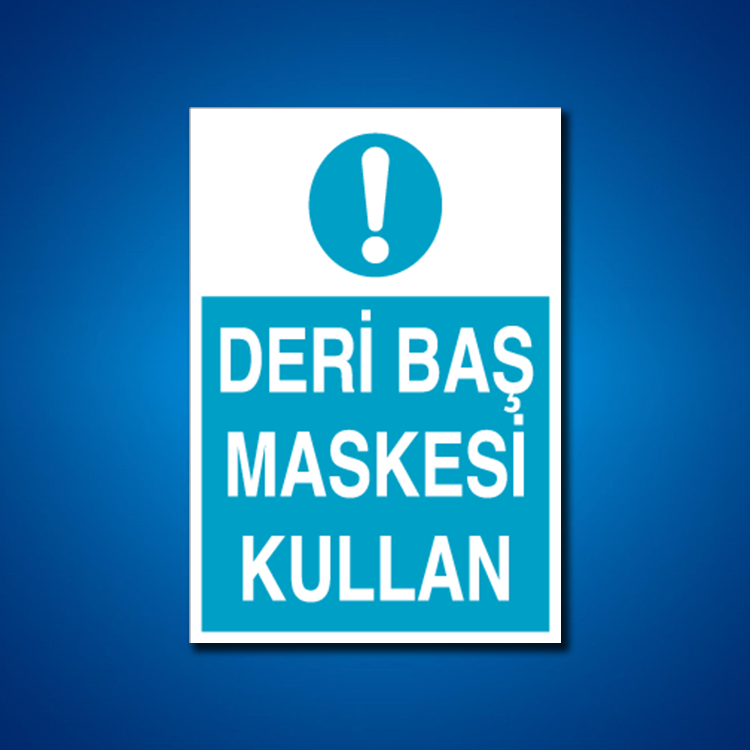 Yüz Koruma İş Güvenliği Etiketleri